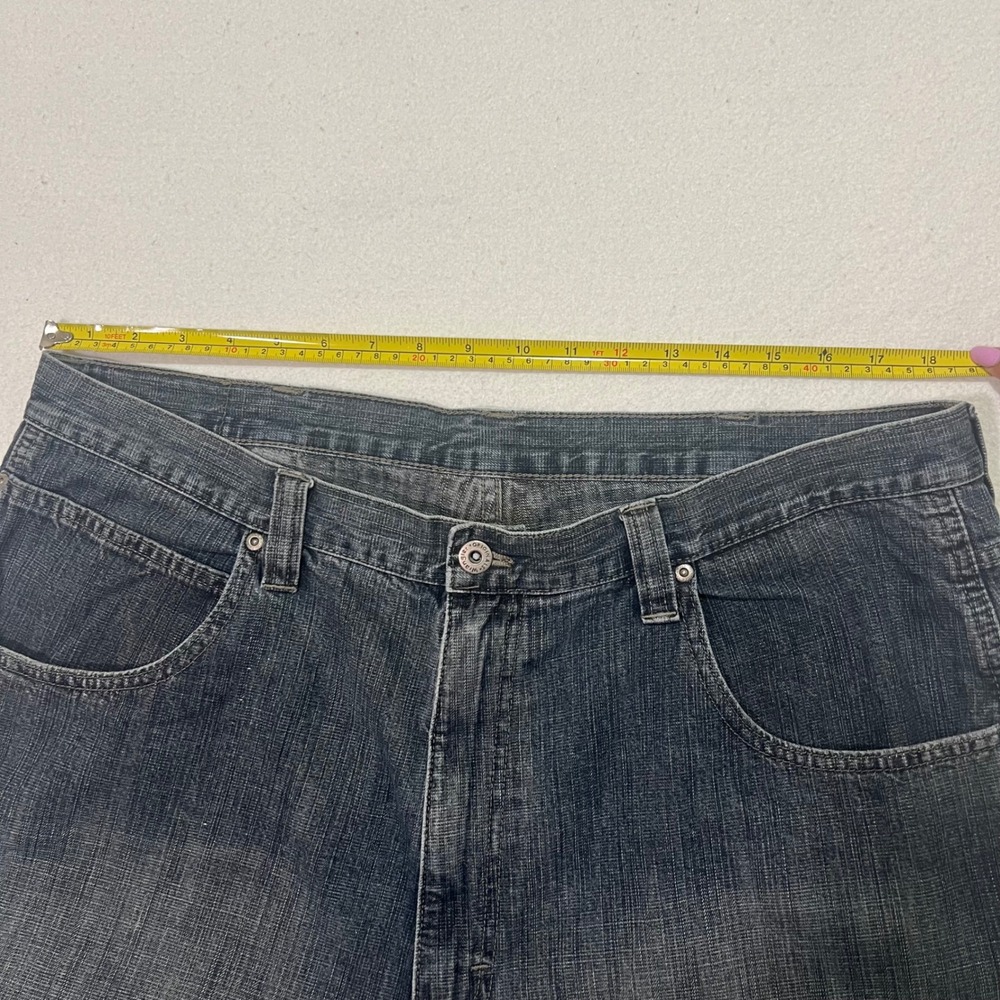 Wrangler Originals Mens 38 Carpenter Denim Shorts Dark Wash MJMH32484 - Picture 5 of 8